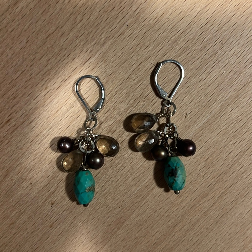 Natural Stone Earrings